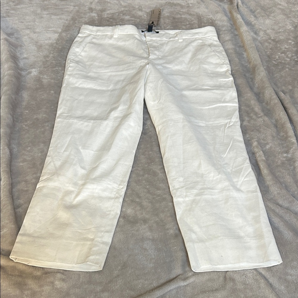 NWT banana republic Avery linen blend pant